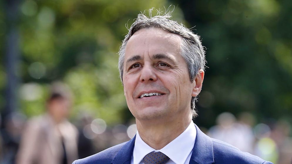 Bundesrat Ignazio Cassis reist am kommenden Dienstag nach Brüssel. Dort wird er den EU-Aussenbeauftragten Josep Borrell und EU-Kommissar Johannes Hahn treffen. (Archiv)
