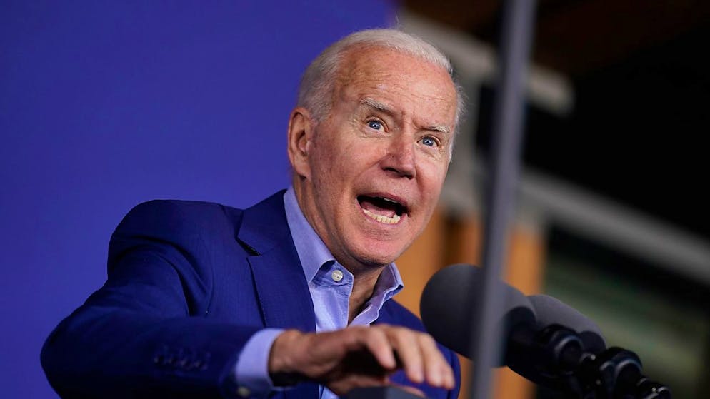 Joe Biden, Präsident der USA, spricht bei einer Wahlkampfveranstaltung. Foto: Andrew Harnik/AP/dpa