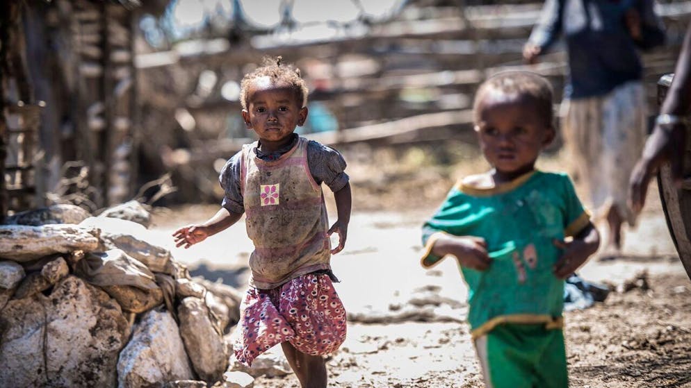 Immagine d'archivio. Mezzo milione di bambini nel Madagascar a rischio malnutrizione.