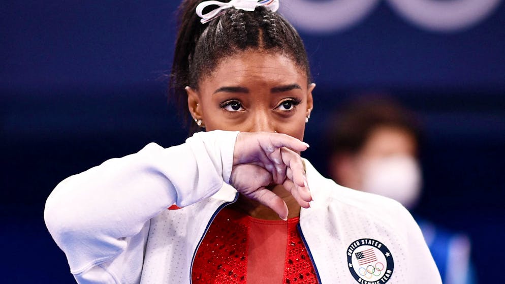 Simone Biles blickt mit gemischten Gefühlen auf ihre Olympia-Teilnahme in Tokio zurück.