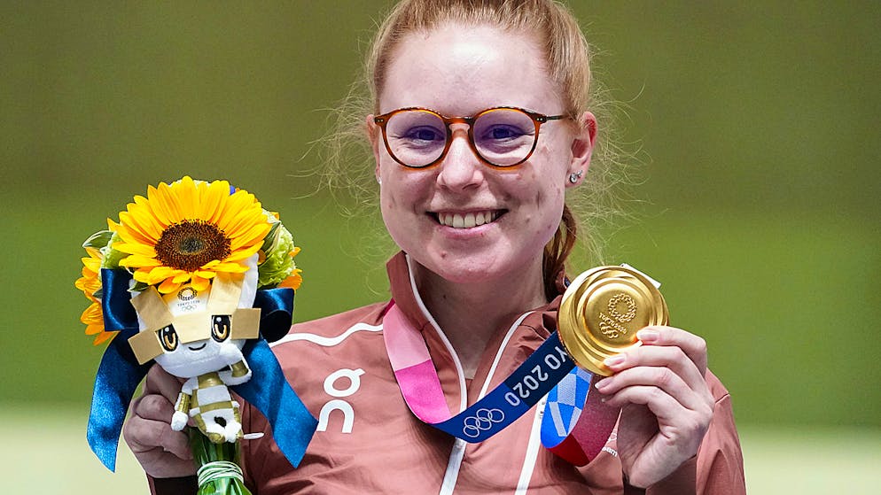 Keine schoss besser als Nina Christen: Sie gewinnt in Tokio Olympia-Gold im Dreistellungsmatch.
