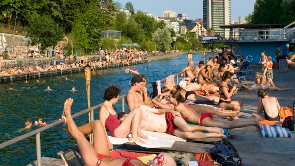 Lo stabilimento balneare di Oberen Letten