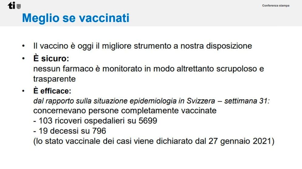 Meglio se vaccinati