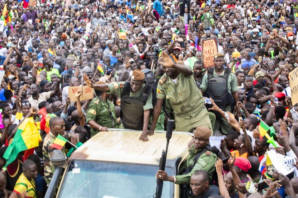 Le président malien Ibrahim Boubakar Keita a démissionné le 19 août 2020 après un coup d'État militaire le 18 août 2020 avec le Comité national pour le salut du peuple