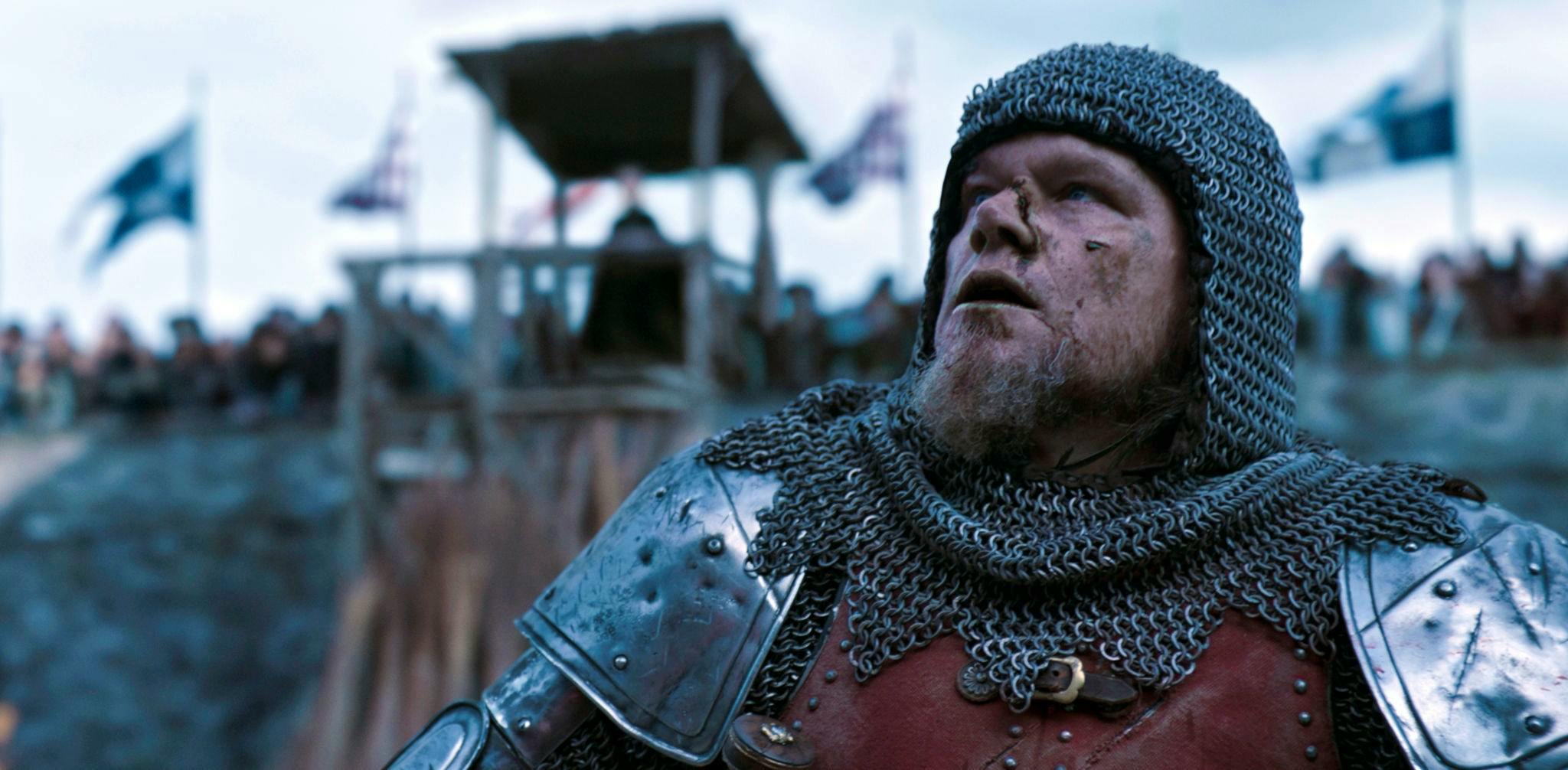 Matt Damon als Jean de Carrouges in einer Szene des mittelalterlichen Filmdramas «The Last Duel».