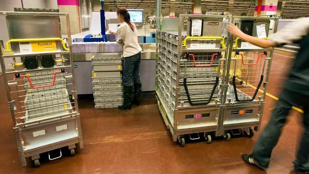 Une panne d'électricité a brièvement touché le centre de tri de la Poste jeudi après-midi à Genève (archives).
