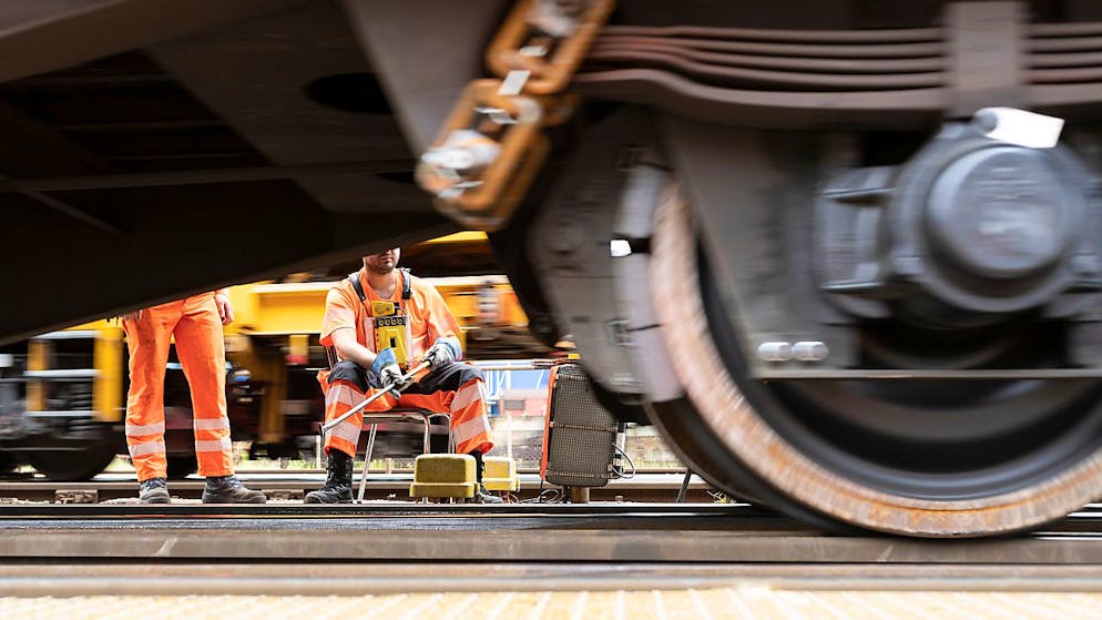 I freni di un carro merci nella stazione di smistamento Limmattal a Dietikon (ZH). (immagine d'archivio)