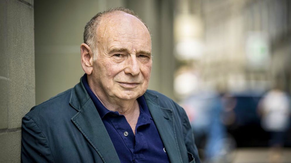 Olivier Cohen, fondateur et directeur des éditions parisiennes de l'Olivier. L'éditeur était invité au Livre sur les quais à Morges (VD) pour les 30 ans de sa maison d'édition.