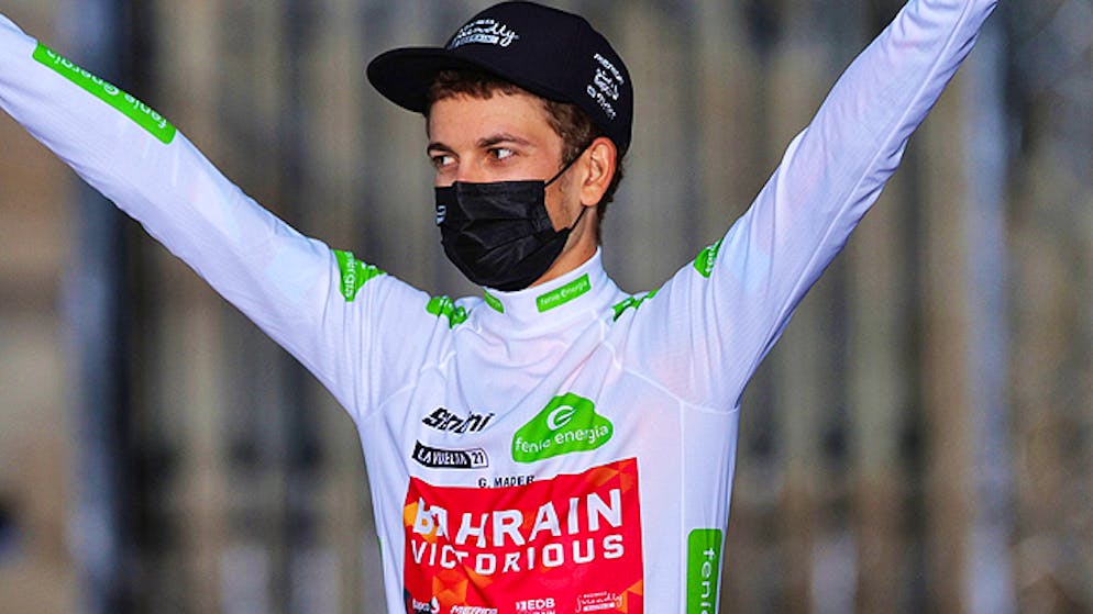 Gino Mäder s'est illustré lors du Tour d'Espagne en finissant 5e et meilleur jeune.