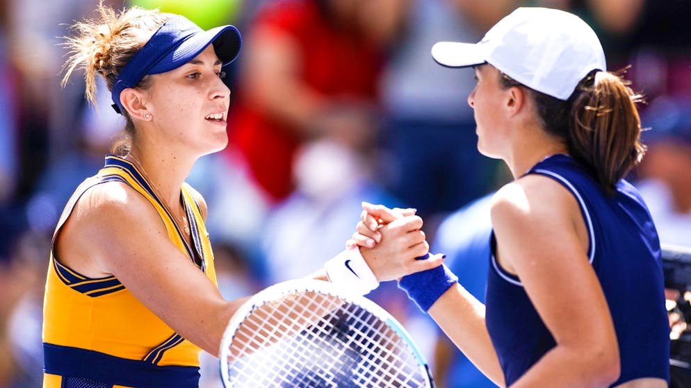 Belinda Bencic a battu Iga Swiatek lundi en 8es de finale de l'US Open.
