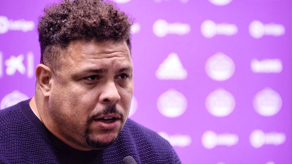 Ronaldo 'il fenomeno', oggi proprietario e presidente del club spagnolo Valladolid.