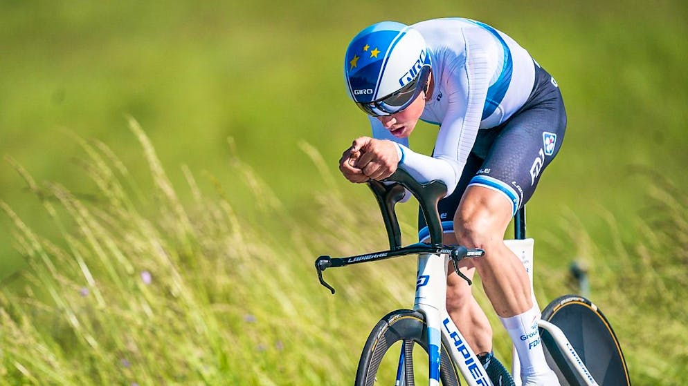 Stefan Küng fährt in Flandern zum Start der Strassen-WM auf den fünften Platz.