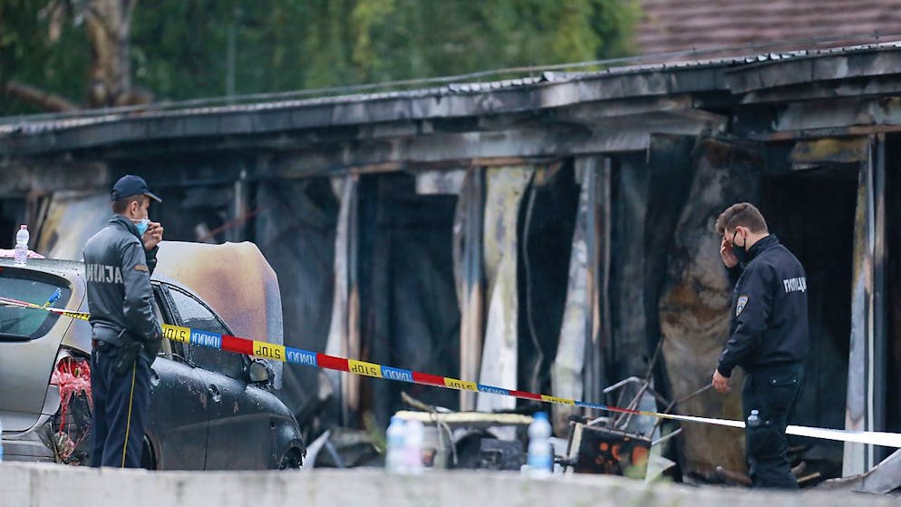 Drammatico incendio in Macedonia del Nord