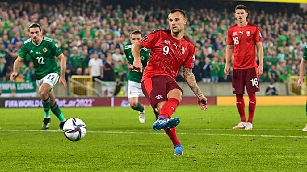 Haris Seferovic ha sbagliato la massima di punizione.