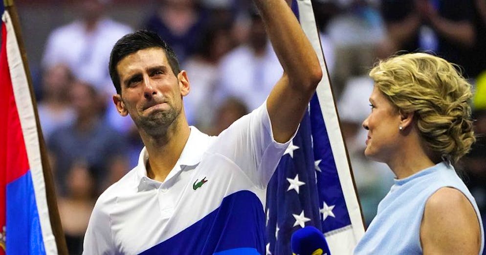 Novak Djokovic war vom Publikum in New York schlicht und einfach überwältigt.
