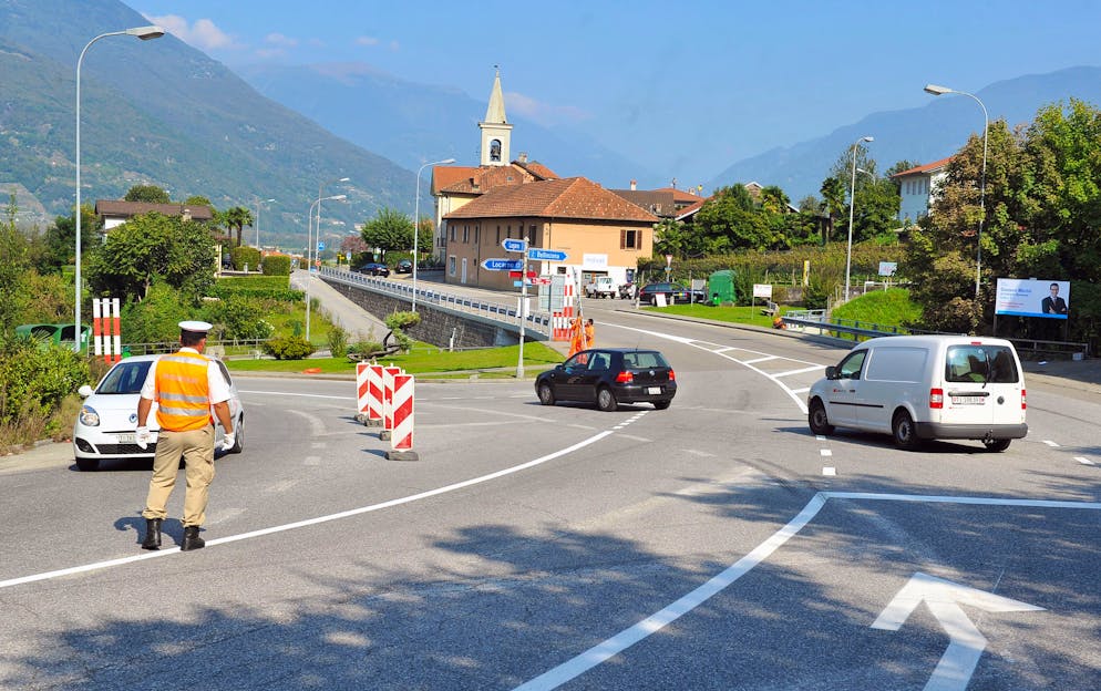 I lavori avranno luogo poco dopo l'inizio della cantonale del Monte Ceneri a Cadenazzo.