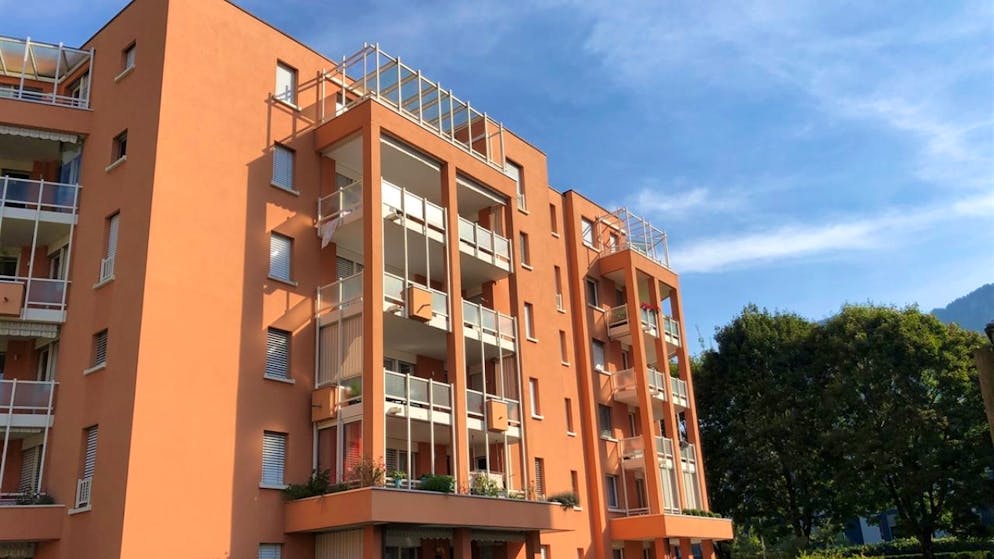 La palazzina a Igis (GR) dove si è verificato l'incidente