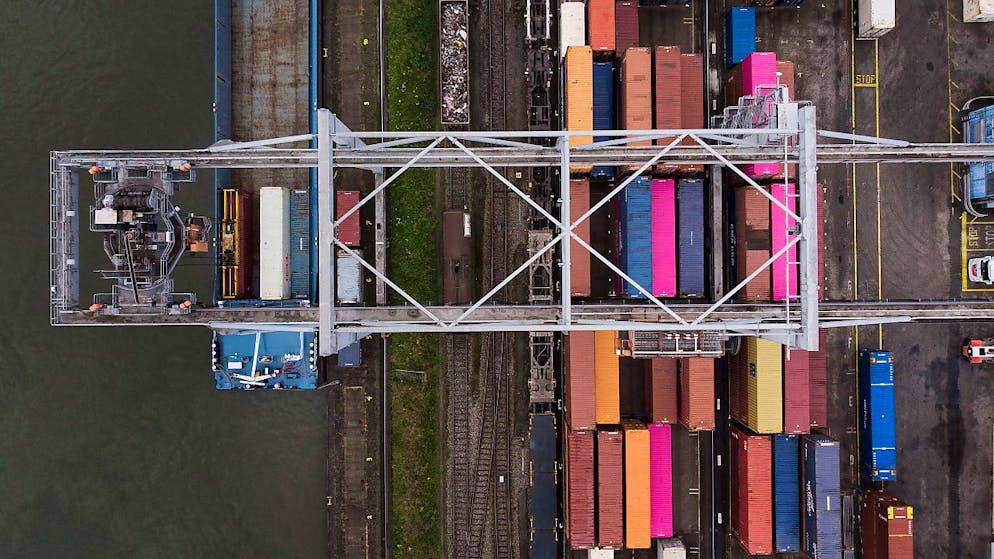 Die Bundesgelder für den Bau des neuen Containerterminals am Basler Hafen sind frei.