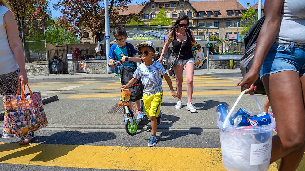 Le groupe d'enfants avait commencé à traverser la route sur le passage piéton lorsque la voiture de l'octogénaire l'a happé (photo symbolique).