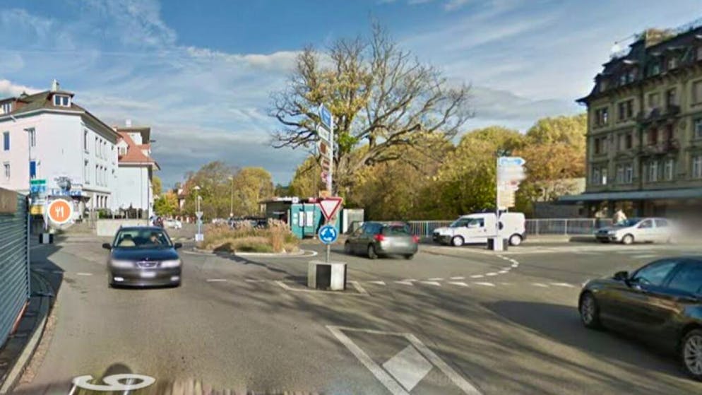 Auf diesem Kreisel ereignete sich der Unfall.
