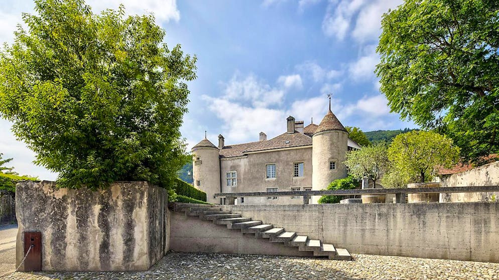 Le château Le Rosey, à Bursins (VD), sera mis à l'encan entre le 7 et 12 octobre prochain.