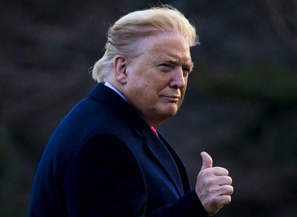 Come promemoria: questo è Donald Trump, ex presidente degli Stati Uniti, visto qui il 7 febbraio 2020 davanti alla Casa Bianca a Washington.