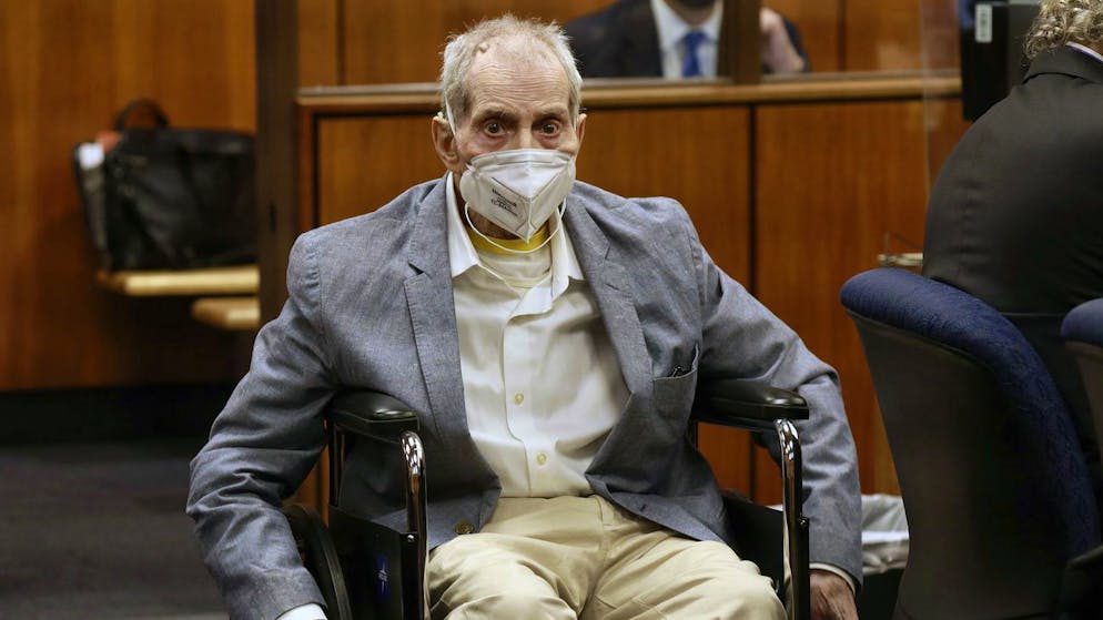 Der 78-jährige Robert Durst am Freitag, 8. September, im Bezirksgericht Los Angeles.