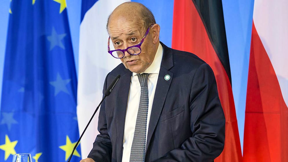 Le ministre des affaires étrangères français Jean-Yves Le Drian a justifié le rappel des ambassadeurs par "la gravité exceptionnelle des annonces" faites par l'Australie et les Etats-Unis (archives).