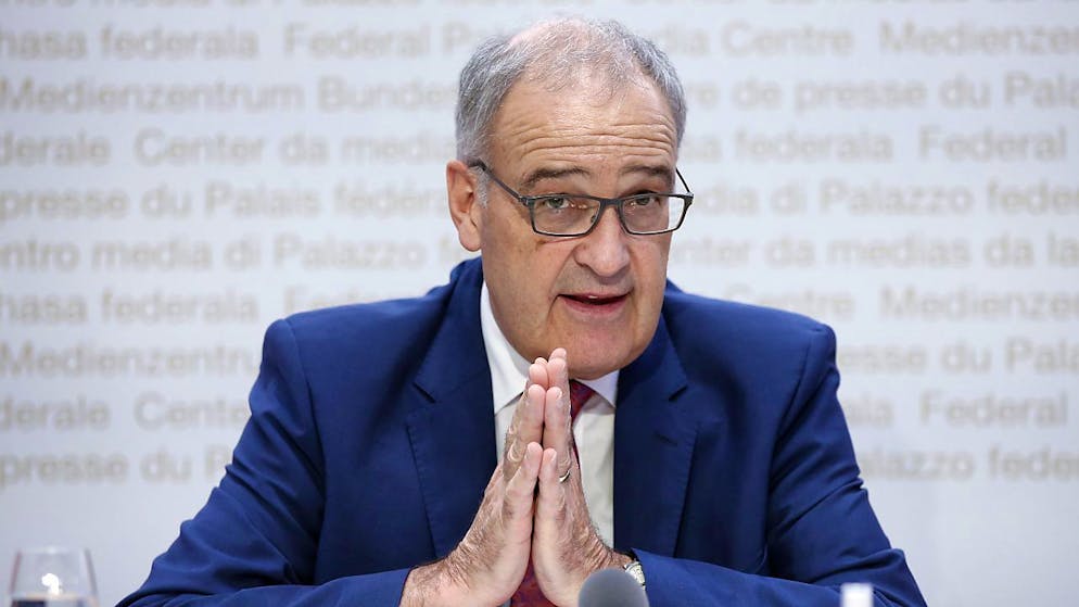 Il presidente della Confederazione Guy Parmelin (foto d'archivio)