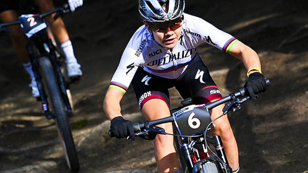 Sina Frei a manqué de peu son premier podium en Coupe du monde de cross-country.