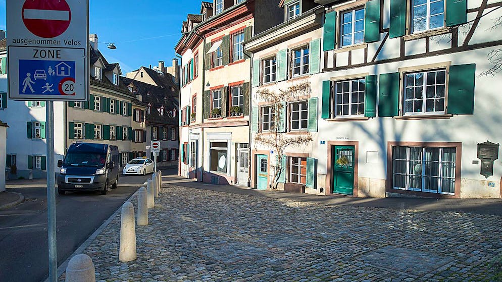 Die Rheingasse in Basel. (Archivbild)
