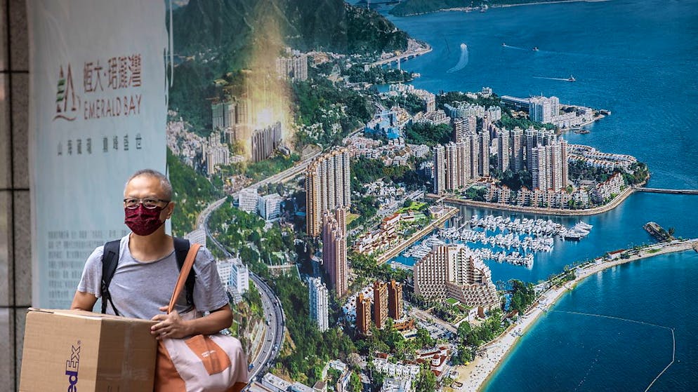 Fragilisé par son gigantisme et un tour de vis de Pékin sur l'endettement des sociétés immobilières, Evergrande fait craindre l'éclatement d'un "Lehman Brothers" chinois. (archive)