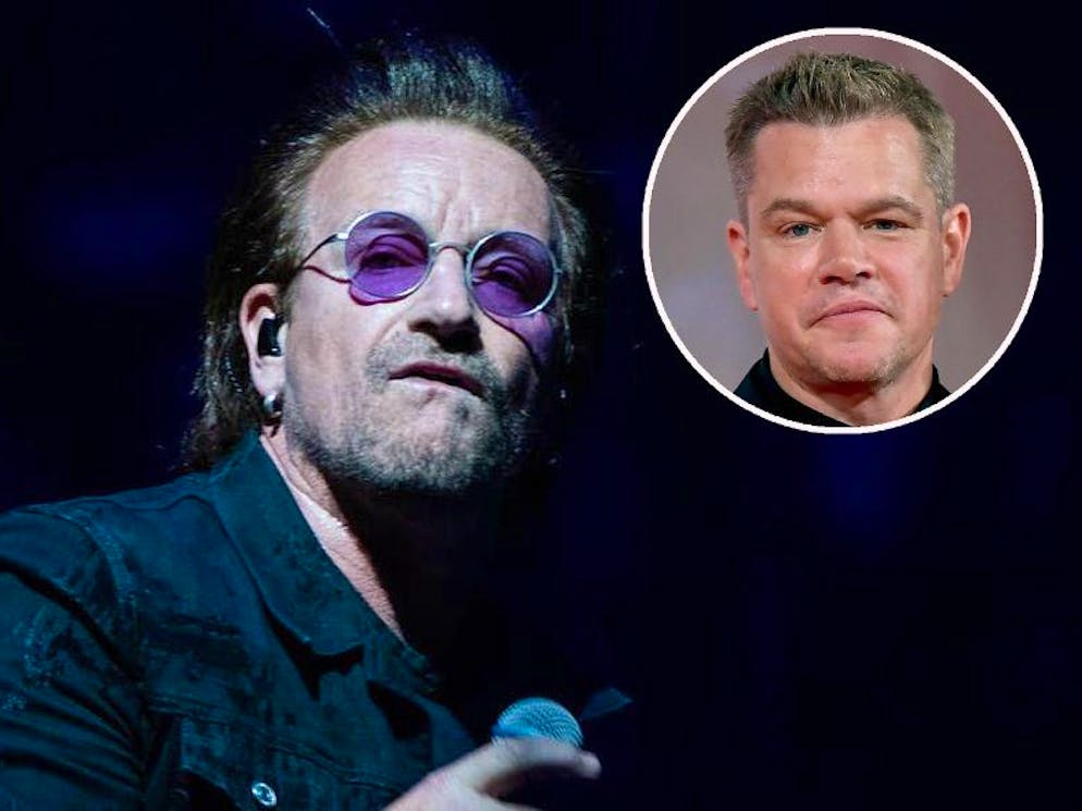 Le chanteur de U2 a été surpris par la soudaine popularité de son ami Matt Damon en Irlande lorsque la star hollywoodienne s'y est cachée au plus fort de la pandémie de Covid.