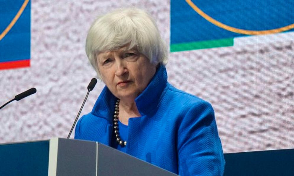 Janet Yellen décrit une cascade de catastrophes financières si la capacité d'emprunt des Etats-Unis n'était pas relevée. (archives)