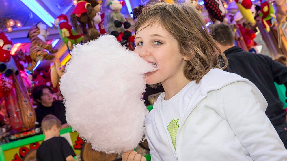 Zuckerwatte gibt es auch an der Indoor-Chilbi auf der Luzerner Allmend. (Symbolbild)