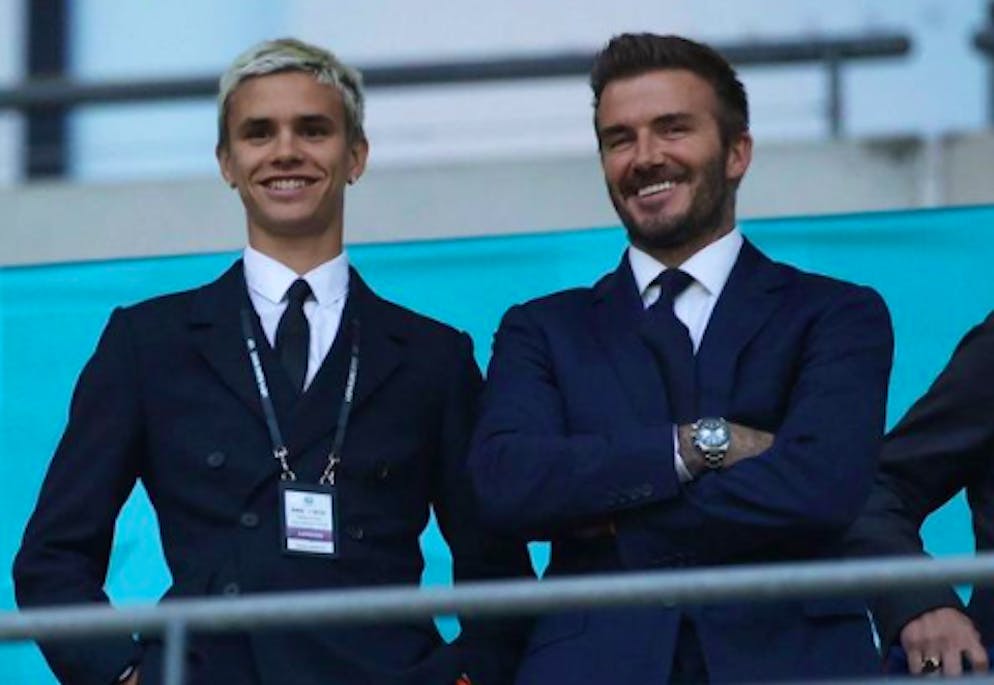 Romeo e David Beckham