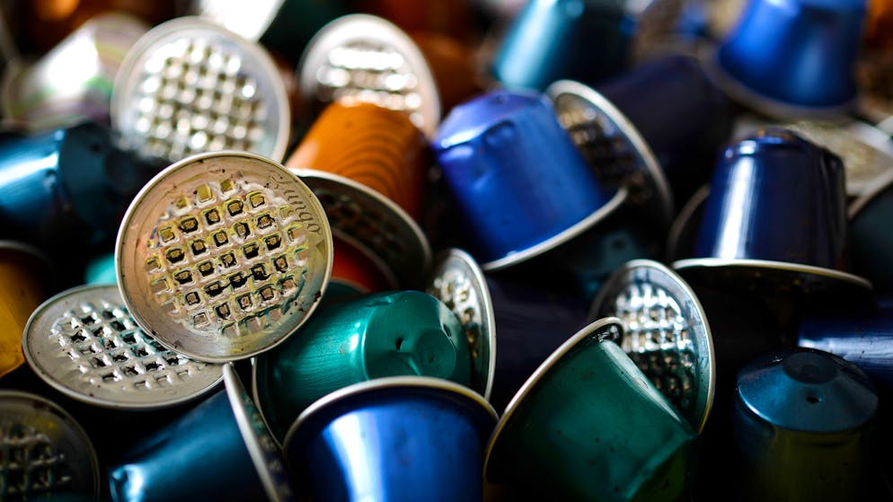 Gebrauchte Nespresso-Kapseln – keine spezifische Form, urteilt das Bundesgericht.