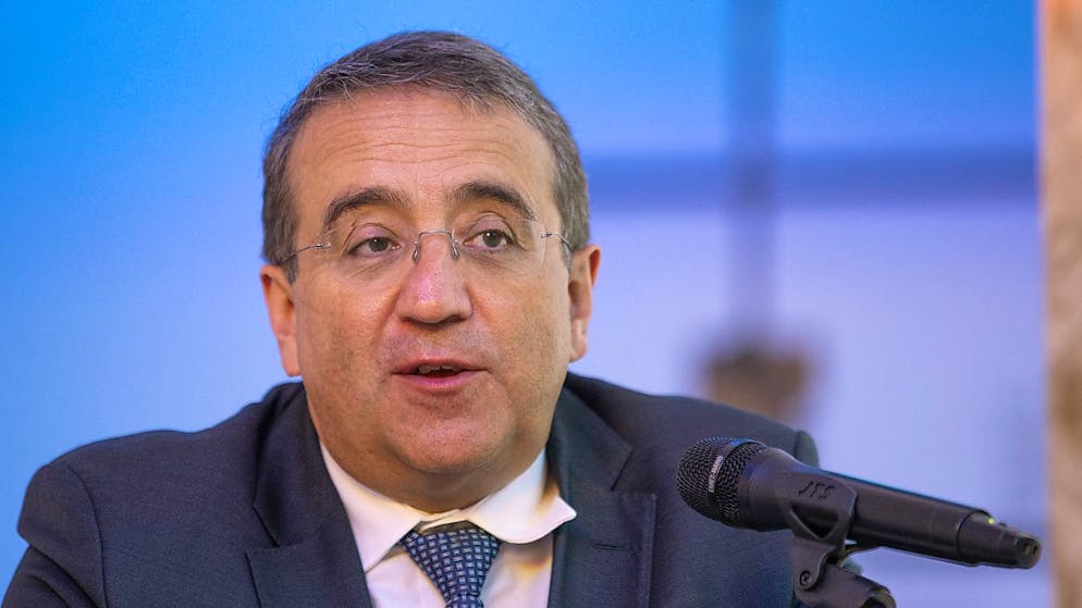 Le canton de Vaud, ici avec son ministre des finances Pascal Broulis, a présenté mardi un budget 2022 dans les chiffres rouges (archives).
