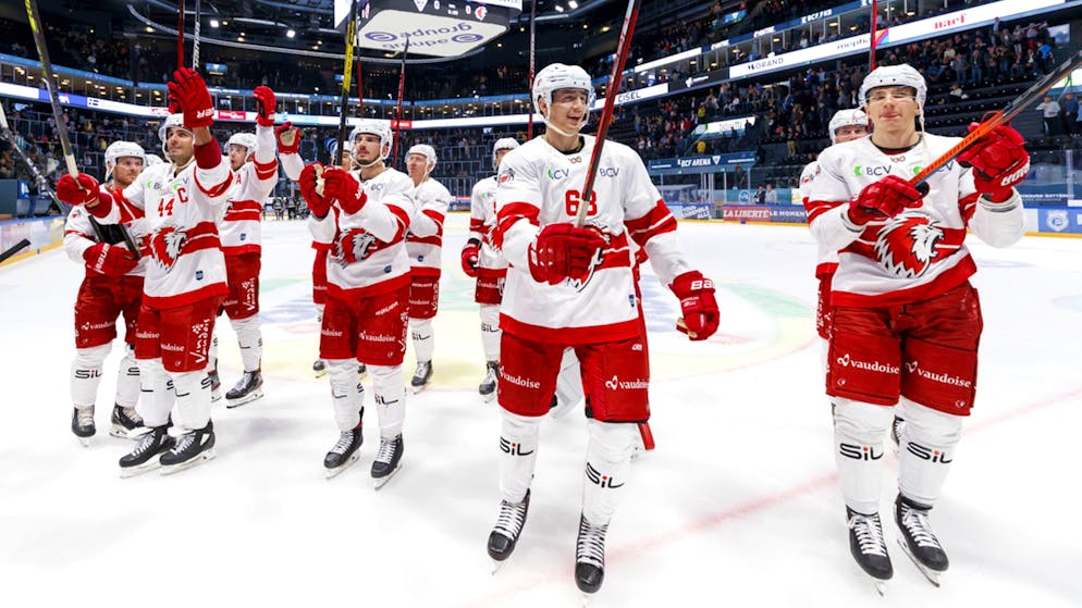 Les joueurs du Lausanne HC ont su jouer simple mardi à Fribourg.