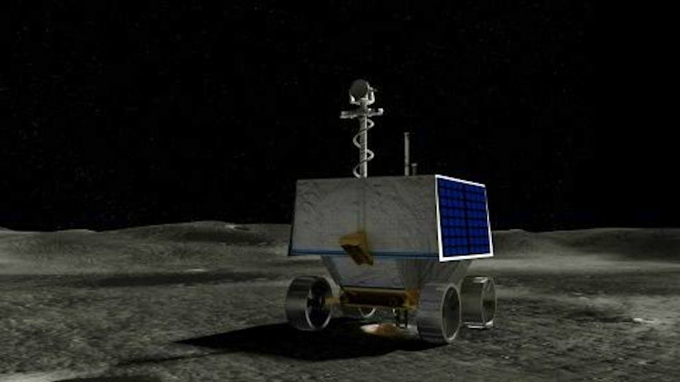 Image d'illustration du rover VIPER fournie par la Nasa