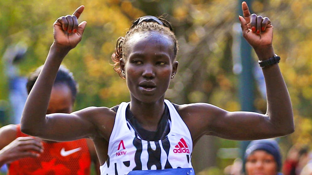 La Kényane Mary Keitany (ici en 2014) est l'une des plus grandes marathoniennes de l'histoire.