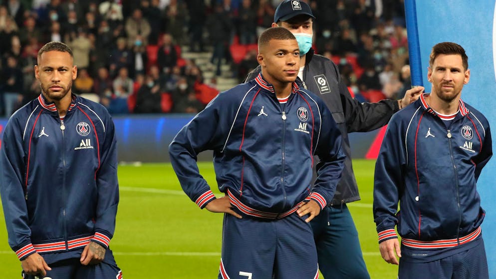 Neymar, Kylian Mbappé und Lionel Messi – drei PSG-Stars, dreimal üppiges Einkommen.