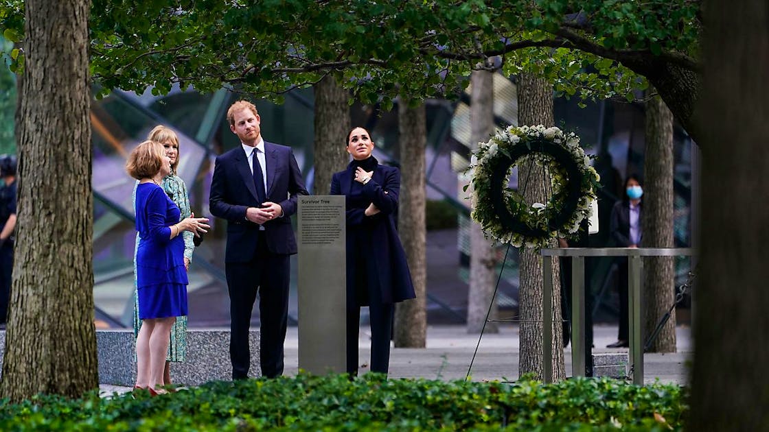 Meghan and Harry visit 9/11 Memorial in New York