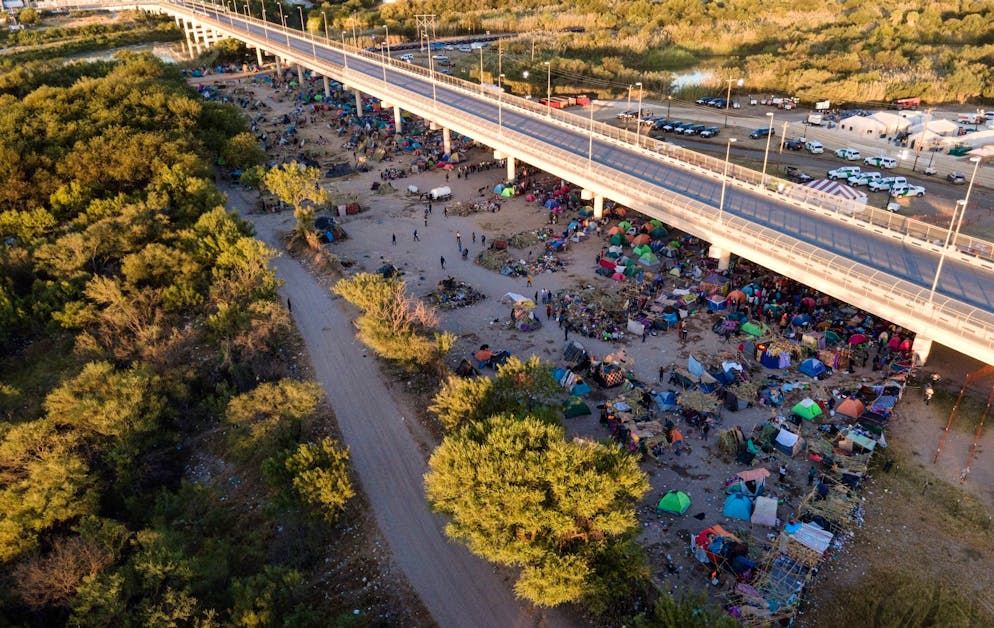 Der mexikanisch-amerikanische Grenzübergang bei Del Rio ist zum Hotspot geworden.