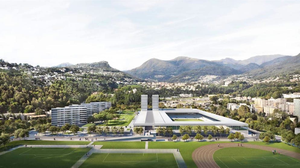 Il polo sportivo di Lugano