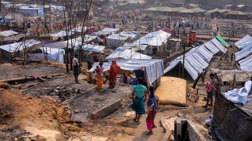 Die Rohingya wurden in Myanmar massenhaft ermordet und in Nachbarländer vertrieben.