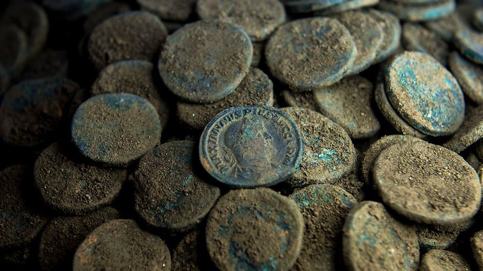 Monete romane sono state trovate al largo dell'isola di Portichol,