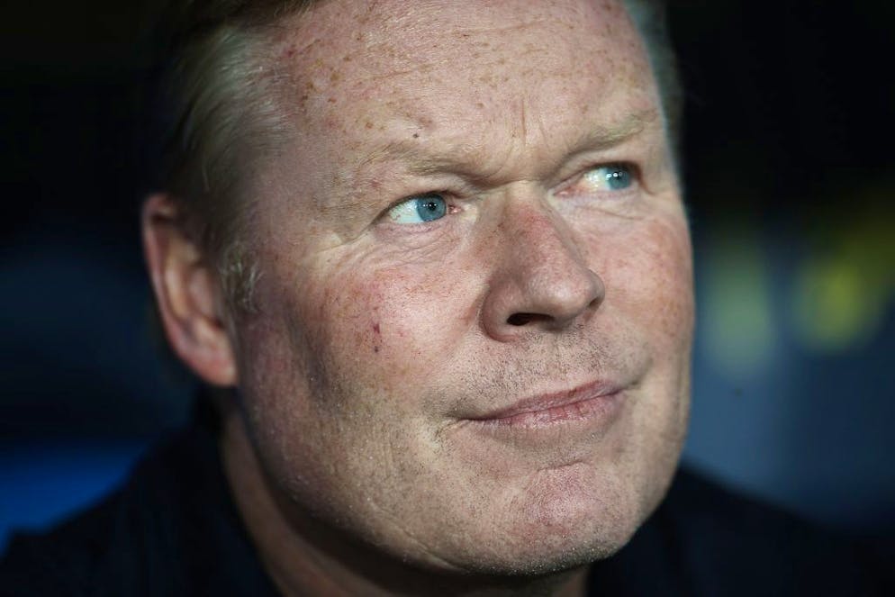 Ronald Koeman sur le banc face à Cadix