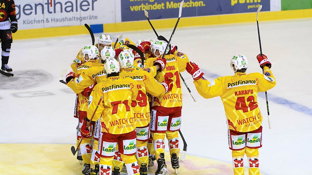 Achter Sieg im achten Spiel: Biel gewinnt mit 4:3 auch das Derby in Bern