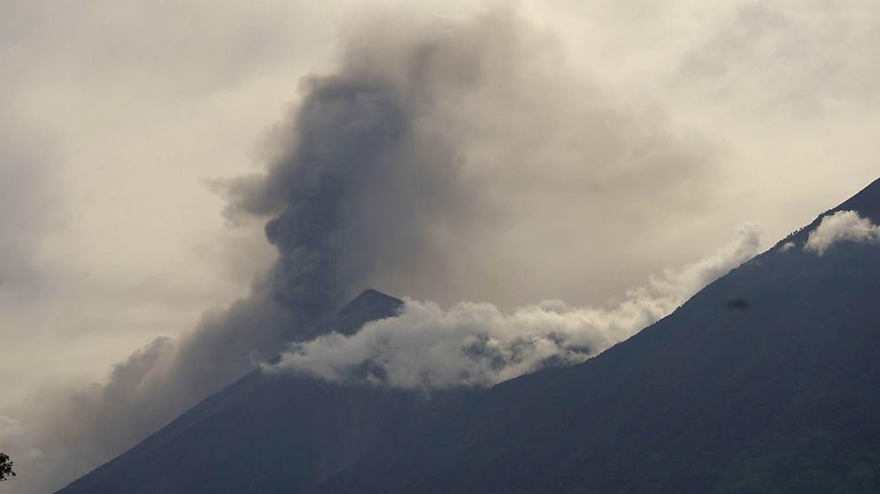 L'éruption du volcan de Fuego a duré 32 heures.